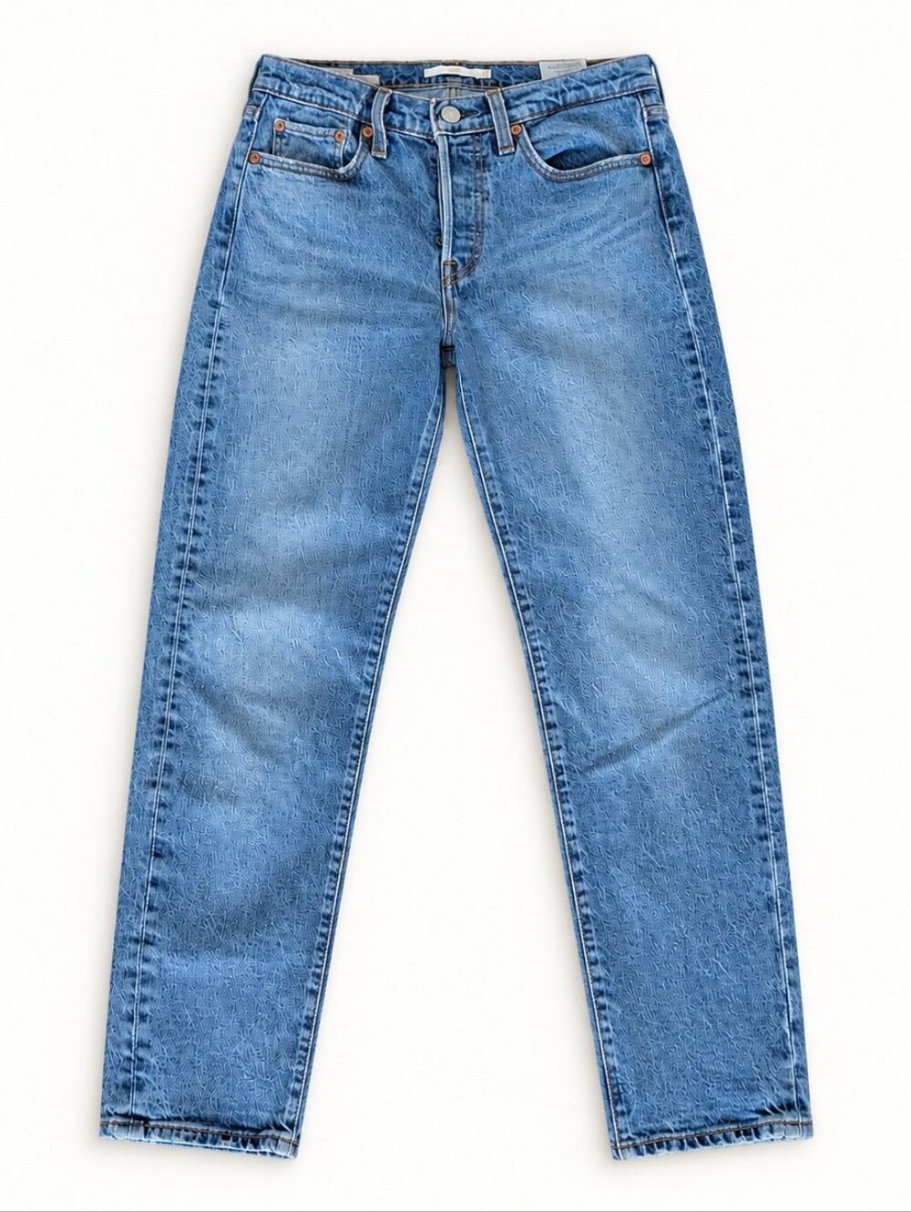 Levi’s Premium Wedgie Straight Jeans Size 27 High Rise Medium Wash